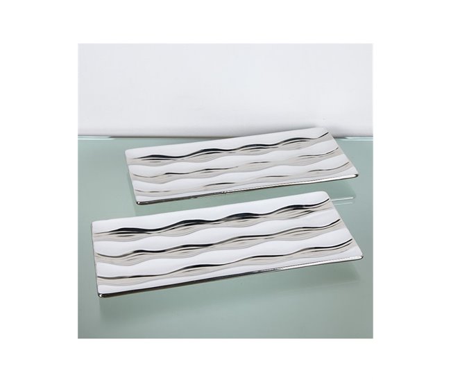 Conforama Centros Presume De Casa Lizzete 39*3*17.5 Blanco/dorado Ceramica
