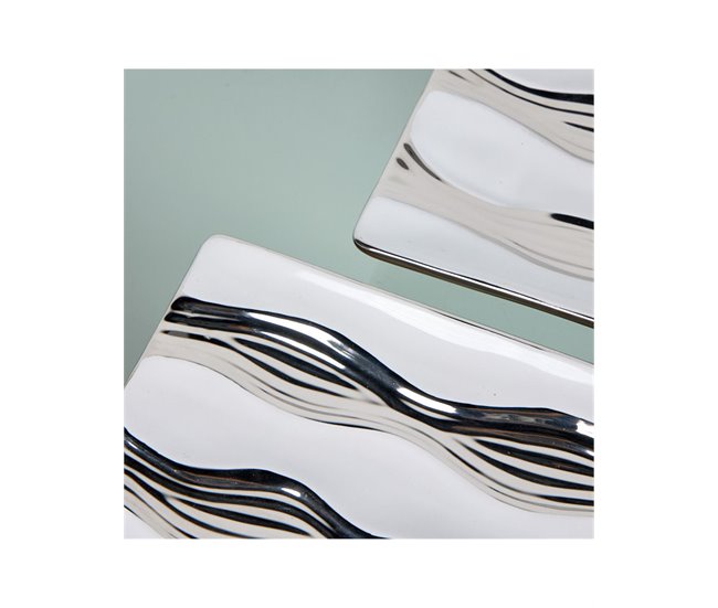 Conforama Centros Presume De Casa Lizzete 39*3*17.5 Blanco/dorado Ceramica