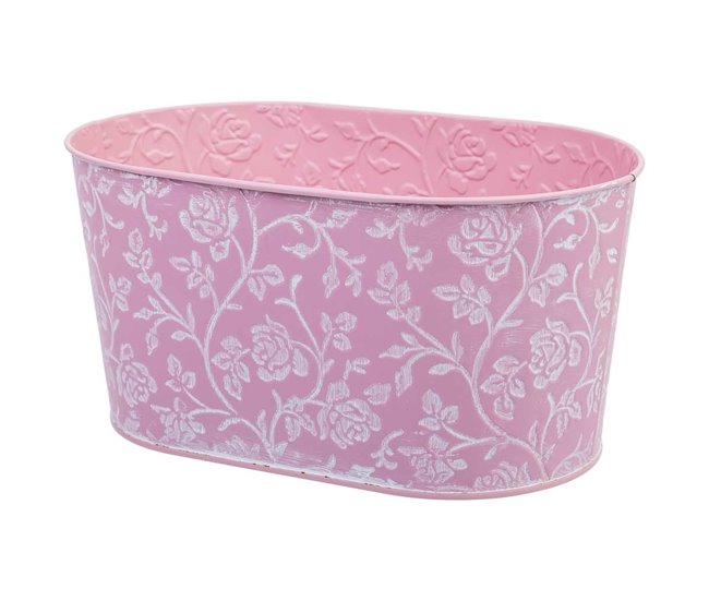 Conforama Cesto Metalico Rosa 22 5x13 5x11 5 B20x11