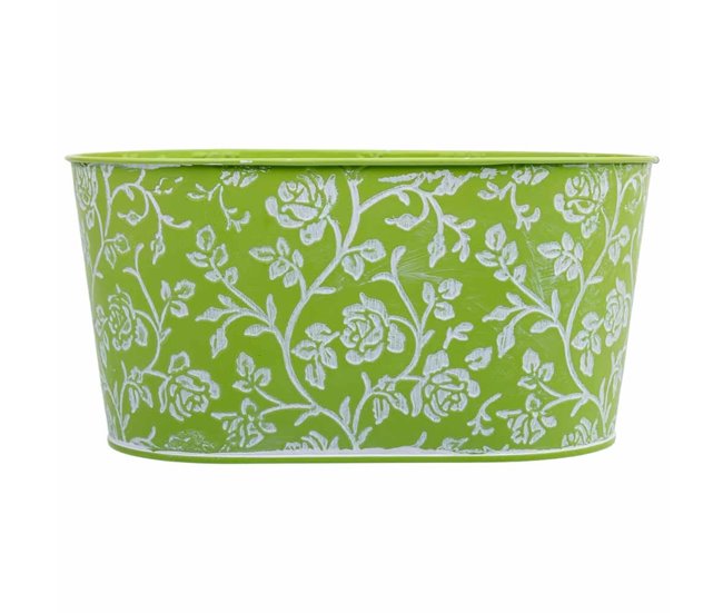 Conforama Cesto metalico verde 22 5x13 5x11 5 B20x11