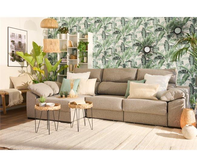 Conforama Chaise Longue KLEE Lado Izquierdo Color Visón