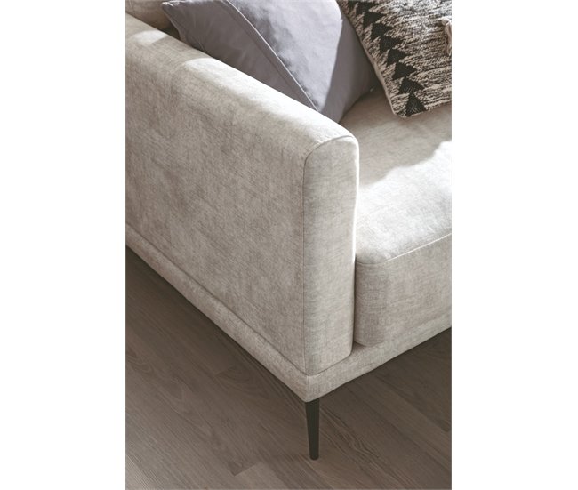 Conforama Chaise Longue LAURY Lado Derecho Color Crudo