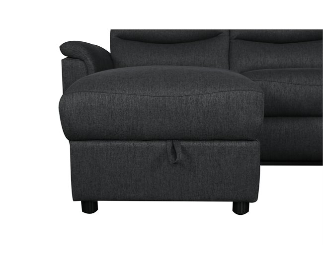 Conforama Chaise Loungue Relax FAMILY Eléctrico Izquierdo Antracita