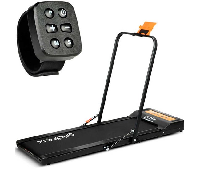 Conforama Cinta de Correr eléctrica Trainer Race Infinity Bluetooth Pulsera Control 1000 W. Gridinlux