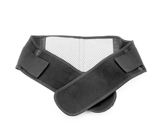 Conforama Cinturón térmico Tourmabelt InnovaGoods corrector de postura unisex talla única negro
