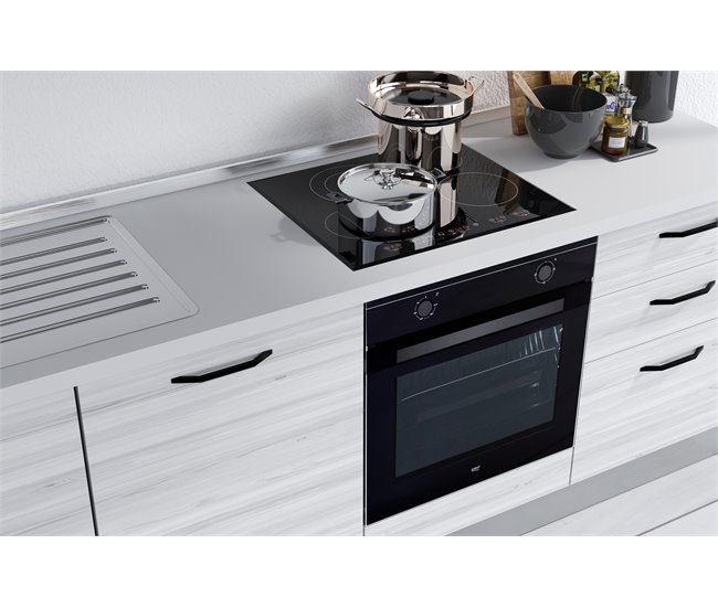 Conforama Cocina GILDA 2.0 Izquierda L240 Titanio Frassino Y Light Grey