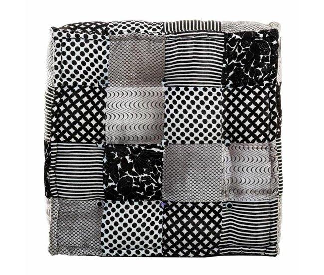 Conforama Cojín Alexandra House Living Blanco Negro 80 X 20 X 80 Cm