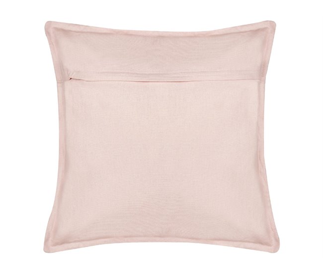 Conforama Cojín De Terciopelo Rosa Motivo Navideño 45 X 45 Cm MURRAYA
