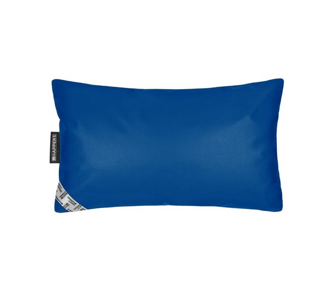 Conforama Cojín Polipiel Azul Happers 50x30 HAPPERS