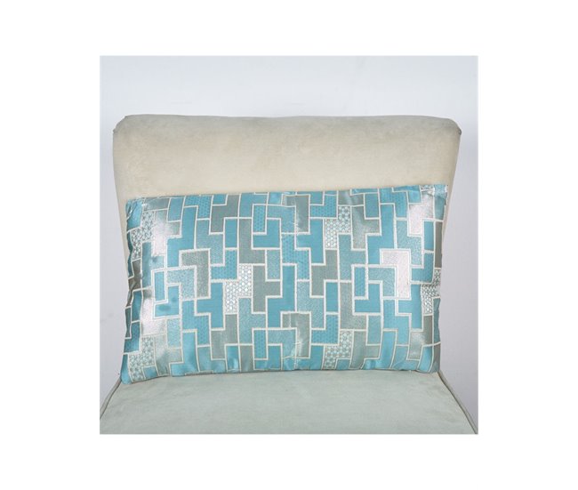 Conforama Cojin Presume De Casa Joelene 53*33*8 Azul Poliester
