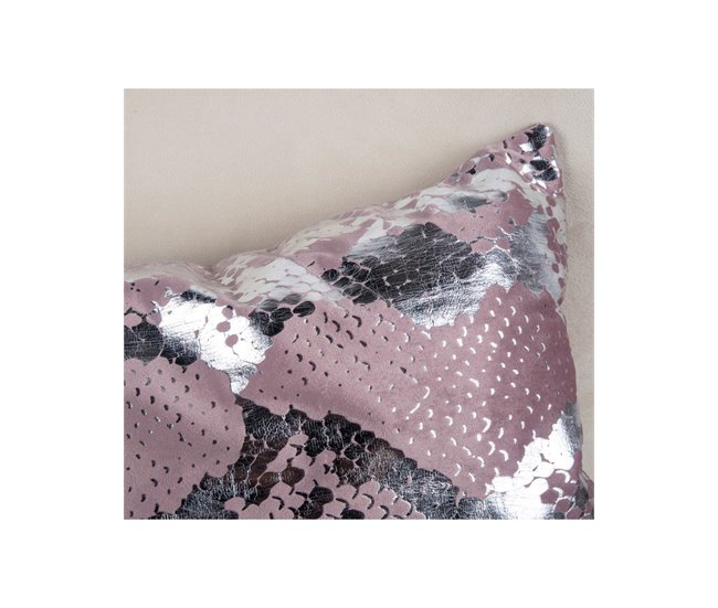 Conforama Cojin Presume De Casa Snake 53*33*8 Plateado/rosa Poliester