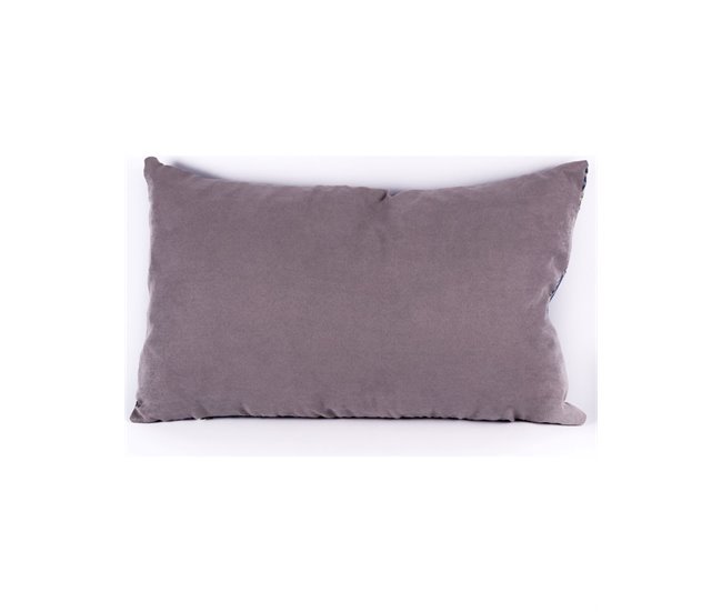 Conforama Cojin Presume De Casa Valerie 50*30*8 Azul/dorado Poliester
