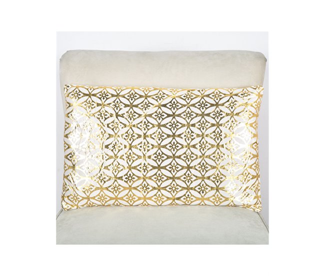 Conforama Cojin Presume De Casa Vivienne 53*33*8 Beige/dorado Poliester