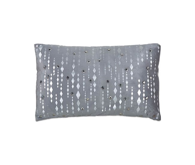 Conforama Cojin Presume De Casa Yvette 53*33*8 Gris Poliester