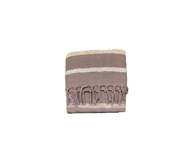 Conforama Colcha foulard artisan M/Mojave Piedra 130x170cm