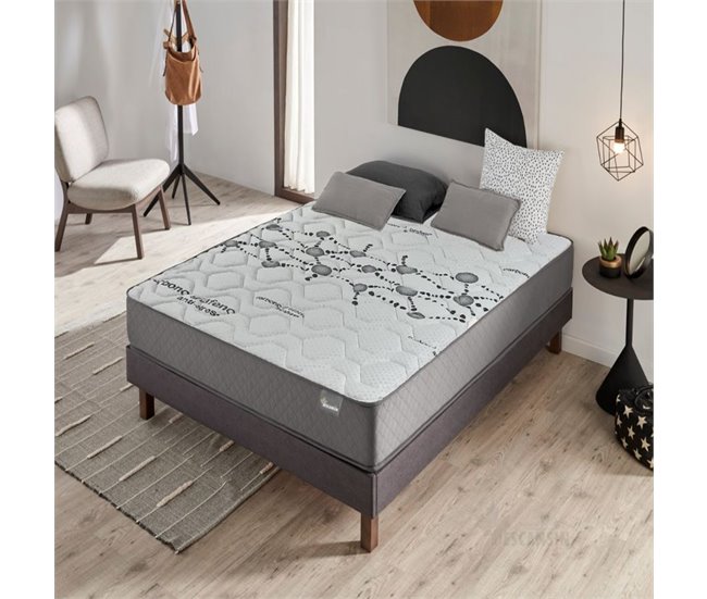 Conforama Colchon 30cm Alta Gama | 90 X 180 | Ideal Para Personas Con Dolores De Espalda | Alta Firmeza | Anti-Stress