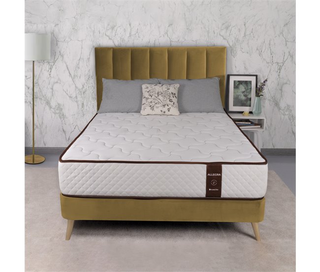 Conforama Colchón 80 X 180 Cm Allegra Colchón Muelles Ensacados Viscoelástico Reversible Transpirable Adaptable Ergonomía Y Confort Firmeza Alta Altura 28 Cm