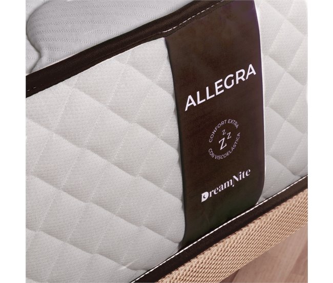 Conforama Colchón 80 X 180 Cm Allegra Colchón Muelles Ensacados Viscoelástico Reversible Transpirable Adaptable Ergonomía Y Confort Firmeza Alta Altura 28 Cm
