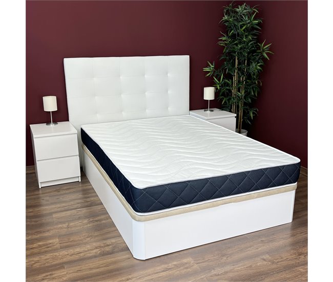 Conforama Colchón 90x190 Viscoelástico Juno Reversible Firmeza-Dureza Media-alta + Almohada De Regalo De 70cm