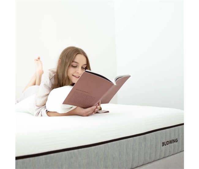 Conforama Colchón BUDWING Ergopressure (90x190 Cm - Espuma Viscoelástica Perfilada Y Alta Densidad Con Zonificación)