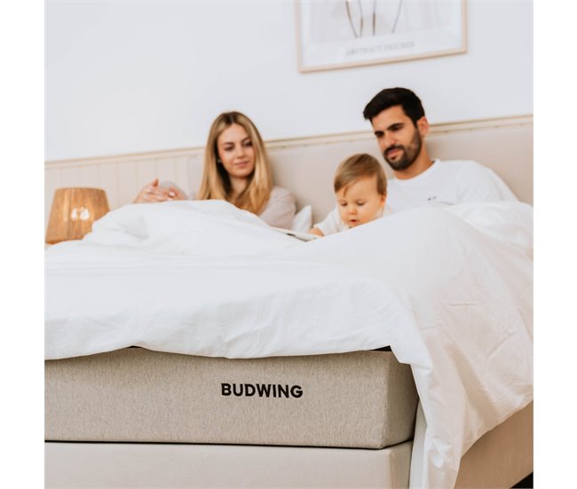 Conforama Colchón BUDWING Hybrid Max (90x190 Cm - Memory Foam Y Muelles Ensacados)