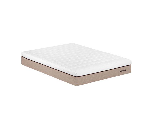 Conforama Colchón BUDWING Hybrid Sense (90x190 cm - Tratamiento antibacterias Memory Foam y muelles ensacados)