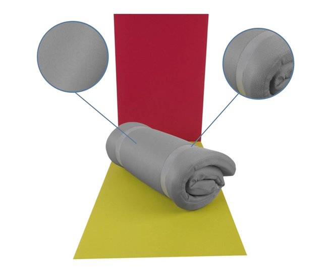 Conforama Colchón Cuna De Viaje 60x120x5 Cm - Facil De Transportar Y Transpirable