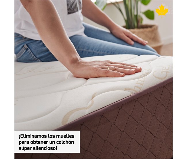 Conforama Colchon Descansin | 70 X 190 | Ideal Para Personas Con Dolores De Espalda | Alta Firmeza | Tejido Transpirable Antiacaros Y Espumas Premium