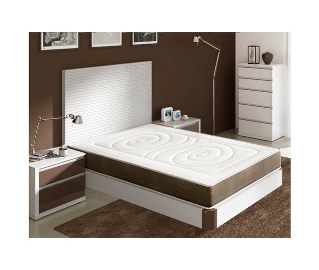 Conforama Colchón Espumación Modelo Brisa 80 X 190 X 24cm - Todas Las Medidas Marrón