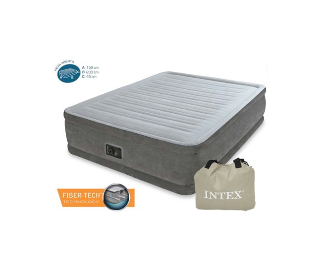 Conforama Colchón hinchable FIBER-TECH 2 152x203x46cm