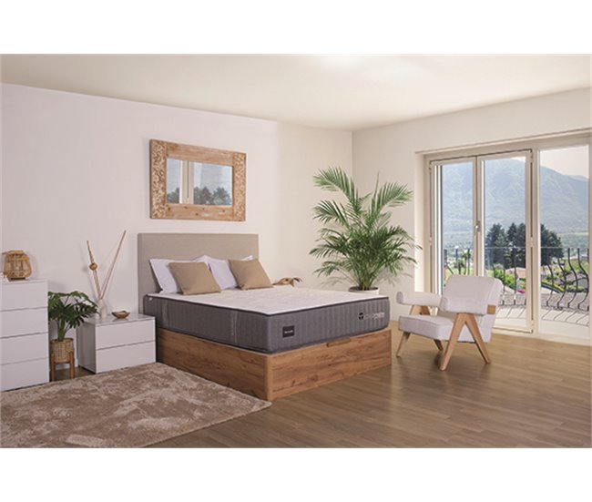 Conforama Colchón TECNOFRESH Y9. Muelle 5 Zonas + Gel Visco 135x190cm