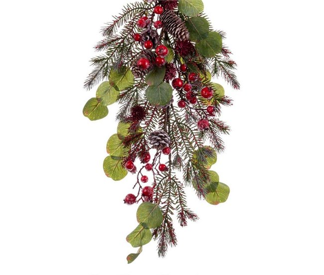 Conforama Colgador Para Puertas Navidad Multicolor Plástico Foam 70 Cm