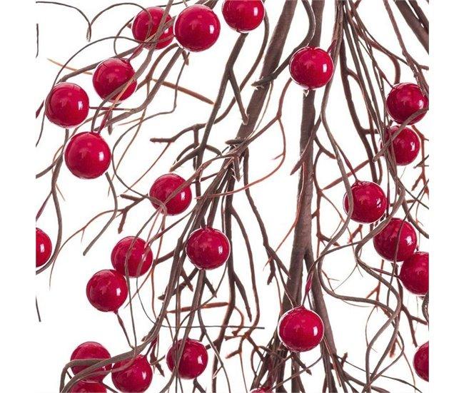 Conforama Colgador Para Puertas Navidad Rojo Plástico 50 Cm