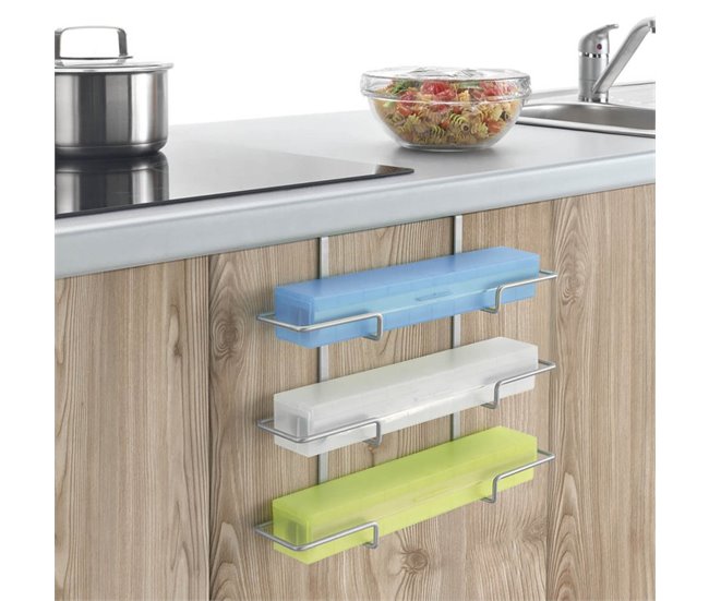 Conforama Colgador Triple Rollo Serie GALILEO De Metaltex. Acabado Polytherm® Color Plateado