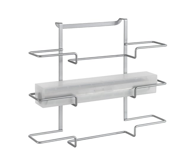 Conforama Colgador Triple Rollo Serie GALILEO de Metaltex. Acabado Polytherm® Color Plateado