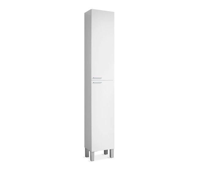 Conforama Columna de baño Koncept 2 puertas Blanco brillo 30 x 182 x 25 cm
