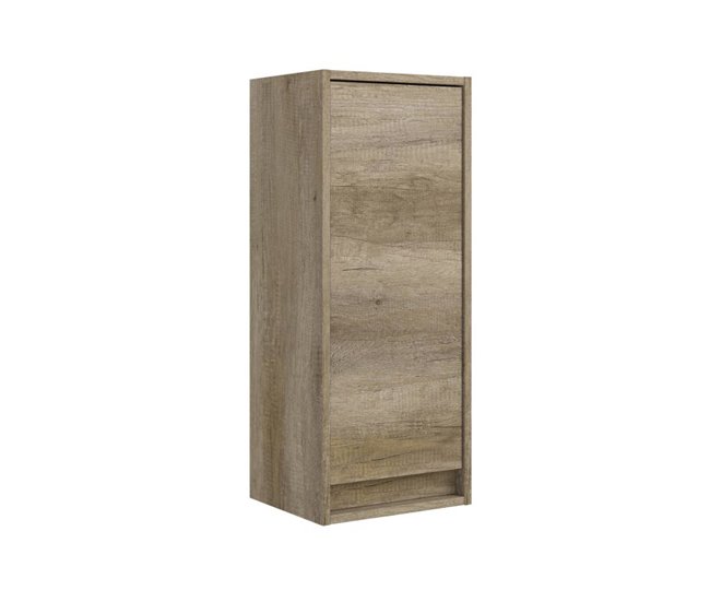 Conforama Columna de baño suspendida Dakota 1 puerta Nordik 30 x 74 x 25 5 cm