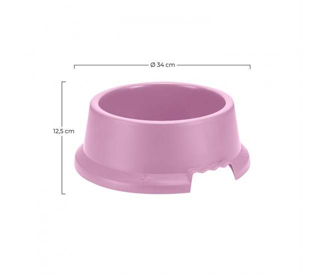 Conforama Comedero Para Perros Y Gatos LUNA Rosa 7house