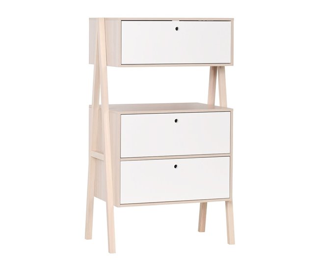 Conforama Cómoda 2 cajones y 1 puerta abatible - SPOT