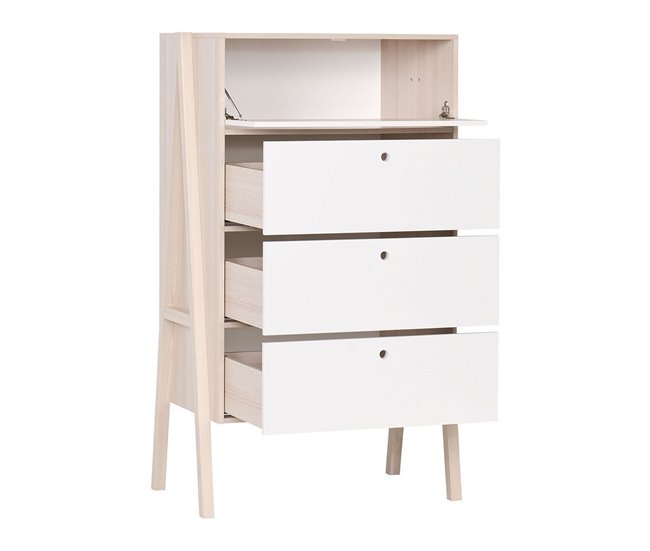 Conforama Cómoda 3 Cajones Y 1 Puerta Abatible - SPOT