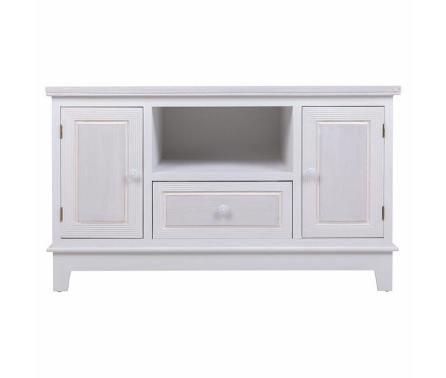 Conforama Cómoda Alexandra House Living Blanco Madera MDF 42 X 60 X 100 Cm