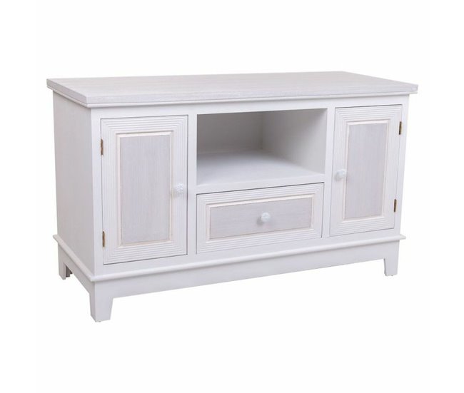 Conforama Cómoda Alexandra House Living Blanco Madera MDF 42 x 60 x 100 cm
