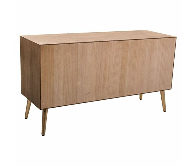 Conforama Cómoda Alexandra House Living Marrón Madera De Paulonia 41 X 65 X 118 Cm