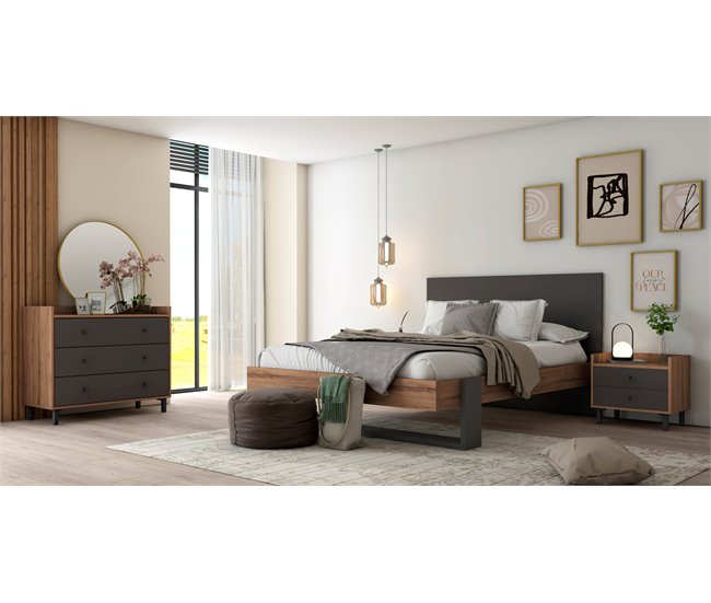 Conforama Cómoda Con 3 Cajones Fabricada En Melamina MALTA