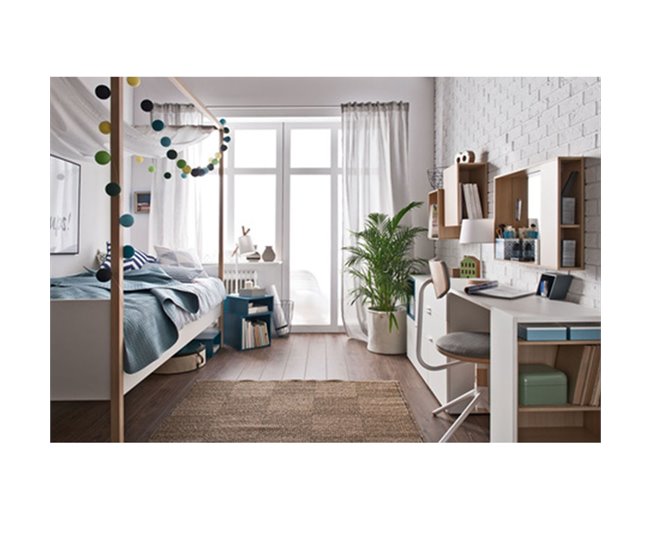 Conforama Cómoda Diseño 3 Cajones Y 1 Puerta 120 Cm - 4YOU