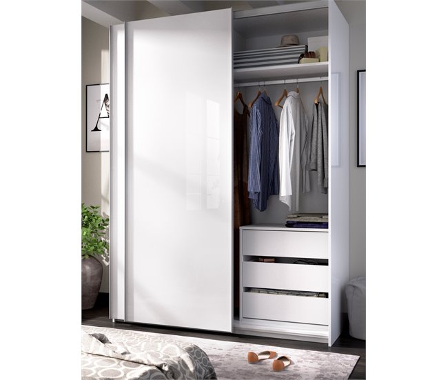 Conforama Cómoda Dmuzz Cómoda Para Interiores De Armario Cómoda De Dormitorio Con 3 Cajones 60x40h60 Cm Blanco