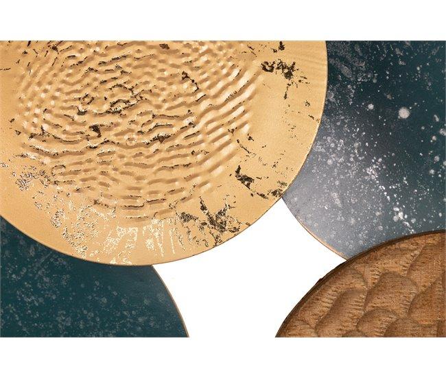 Conforama Adorno Pared Metal 75x7x77 Cm