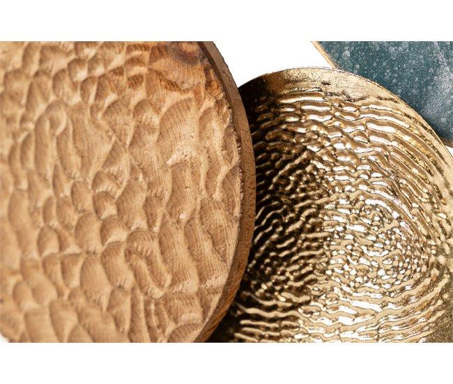 Conforama Adorno Pared Metal 75x7x77 Cm