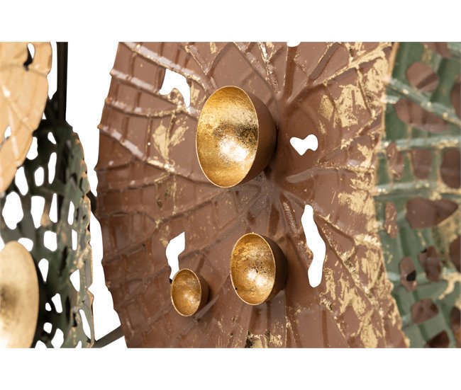 Conforama Adorno Pared Metal 90x6x50 Cm