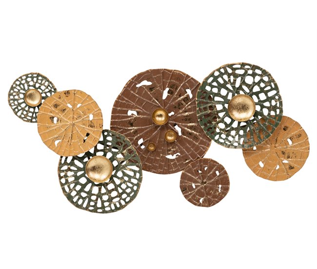 Conforama Adorno Pared Metal 90x6x50 Cm